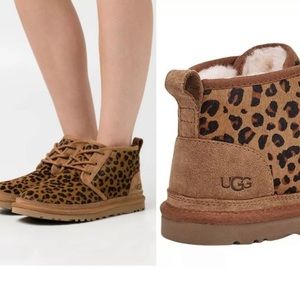 UGG Leopard Print Winter Boots